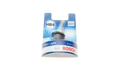 Автолампа pure light hb4 p22d 51 w BOSCH 1987301063