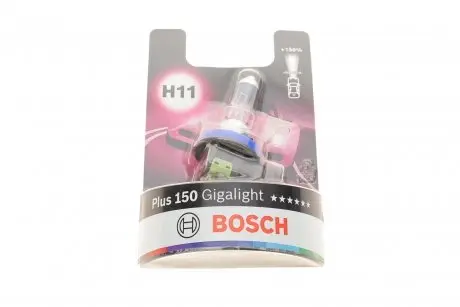 Автолампа h11 12v 55w pgj19-2 plus 150 gigalight BOSCH 1987301138