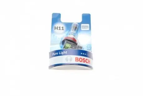 Автолампа pure light h11 pgj19-2 55 w BOSCH 1987301339