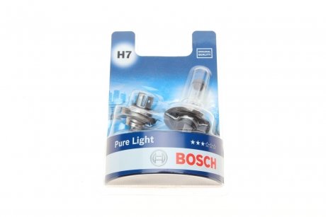 Автолампа h7 12v 55w px26d pure light BOSCH 1987301411 (фото 1)