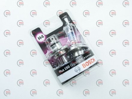 H4 gigalight plus 120% автолампа 2шт. BOSCH 1987301430