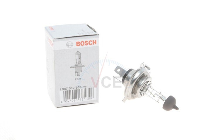 Автолампа eco h4 p43t 55 w 60 w BOSCH 1987302803 (фото 1)