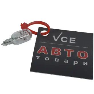 Автолампа w3w w2,1x9,5d 3 w прозрачная BOSCH 1987302818