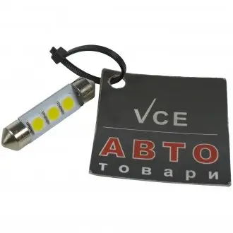 Автолампа c5w 12v 2.5w sv8.5-8 eco led ws (пальчик 35mm) BOSCH 1987302880