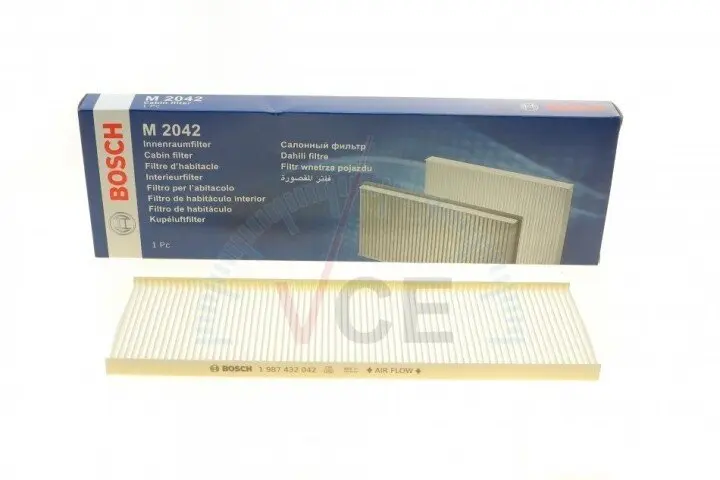 Фильтр, воздух во внутреннем пространстве BOSCH 1 987 432 042 (фото 1)