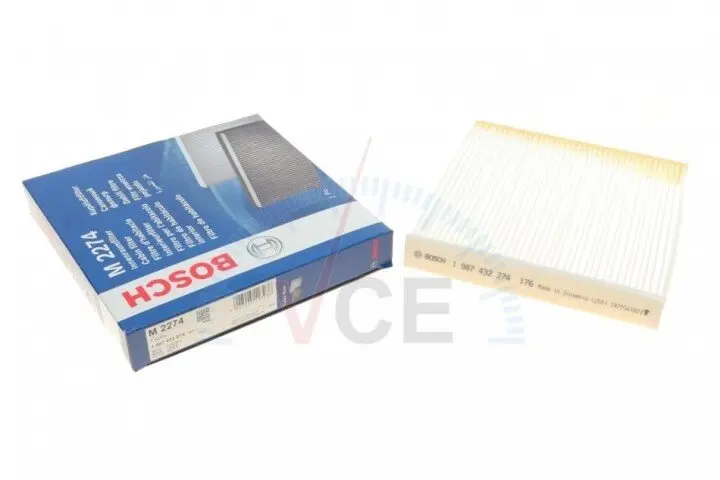 Фото 1 - Фильтр, воздух во внутреннем пространстве BOSCH 1 987 432 274 Фильтр, воздух во внутреннем пространстве BOSCH 1 987 432 274 (фото 1)