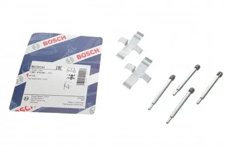 Комплектующие, колодки дискового тормоза BOSCH 1 987 474 051