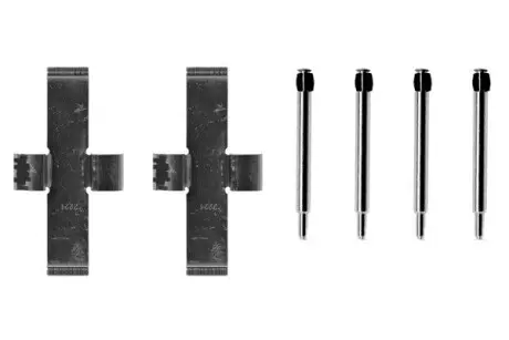 Комплектуючі, колодки дискового гальма BOSCH 1 987 474 061