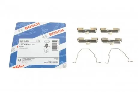 Комплектующие, колодки дискового тормоза BOSCH 1 987 474 280