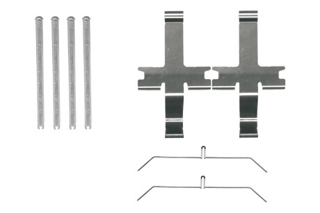 Toyota пров. гальм. колодок hilux vii 2.5 d-4d 4wd 07-15, land cruiser 80 4.2 td 90-97, land cruiser 90 3.4 та 24v 96-02 BOSCH 1987474485