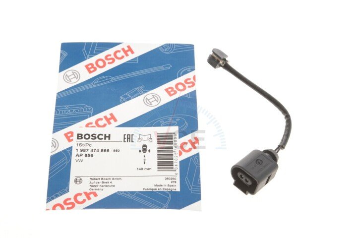 Сигнализатор, износ тормозных колодок BOSCH 1 987 474 566 (фото 1)