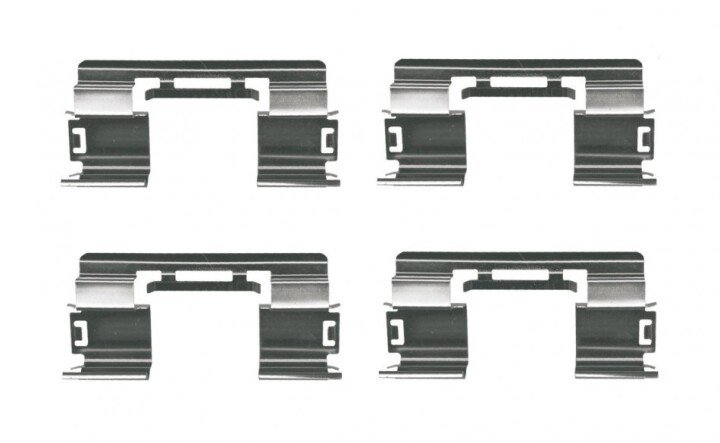 Chevrolet установчий до-кт. гальм. колод. aveo 1.2, cruze 1.4 13-, ford transit connect 1.6 tdci, opel astra j 1.4 09-15 BOSCH 1987474746 (фото 1)