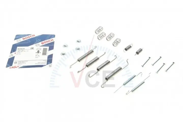 Фото 1 - Монтажный комплект тормозных колодок для Volkswagen Bora, Caddy, Fox, Golf I, II, III BOSCH 1 987 475 110 Монтажный комплект тормозных колодок для Volkswagen Bora, Caddy, Fox, Golf I, II, III BOSCH 1 987 475 110 (фото 1)