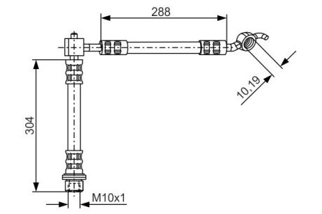 Тормозной шланг BOSCH 1 987 476 358