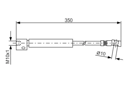 Тормозной шланг BOSCH 1 987 476 409