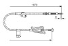 Трос ручне гальмо. пров. nissan almera tino -06 BOSCH 1987477943 (фото 1)