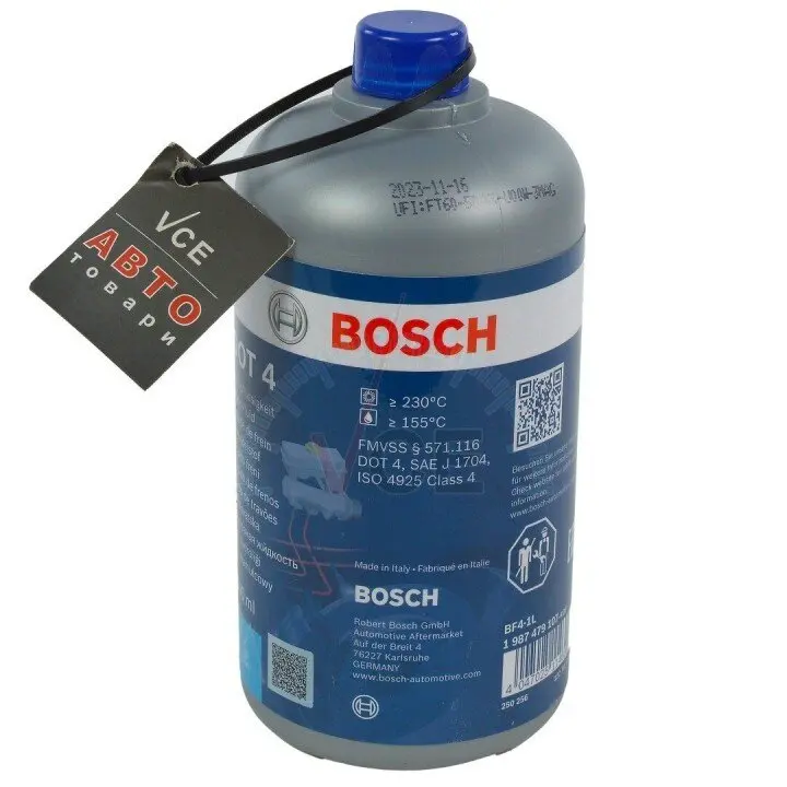 Фото 1 - Тормозна рідина DOT-4/1л/ BOSCH 1 987 479 107 Тормозна рідина DOT-4/1л/ BOSCH 1 987 479 107 (фото 1)