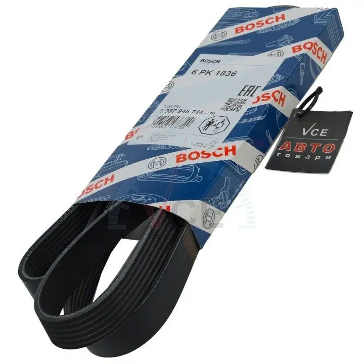 Поликлиновой ремень BOSCH 1 987 945 714 (фото 1)