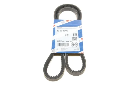 Ремень клиновый DAF 75 92-98,75 CF 98-00,95 87-98,CF 75 01-13;IVECO Zeta 79-87;MERCEDES-BENZ LK/ BOSCH 1 987 947 666