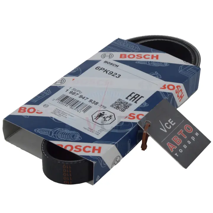 Поликлиновой ремень BOSCH 1 987 947 938 (фото 1)