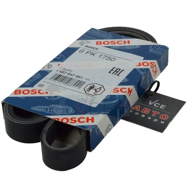 Поликлиновой ремень BOSCH 1 987 947 981 (фото 1)
