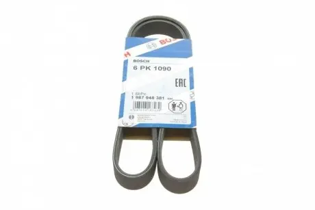 Поликлиновой ремень BOSCH 1 987 948 381