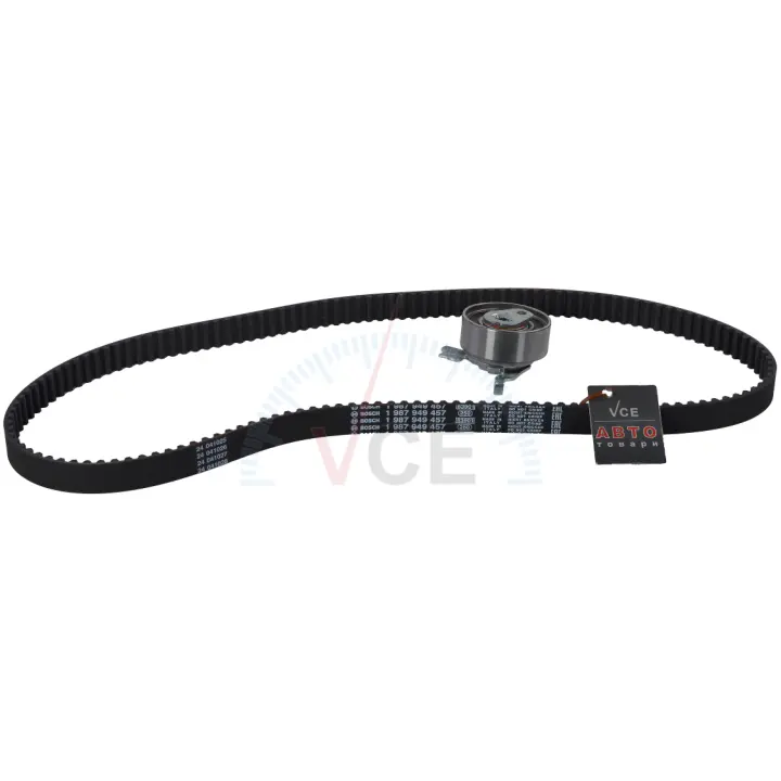 К-т грм (ремень+ролик) opel omega a, vectra a, astra f, 1,8-2,0 BOSCH 1987948994 (фото 1)