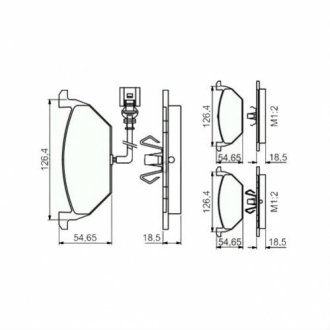 Тормозные колодки BOSCH 986495213