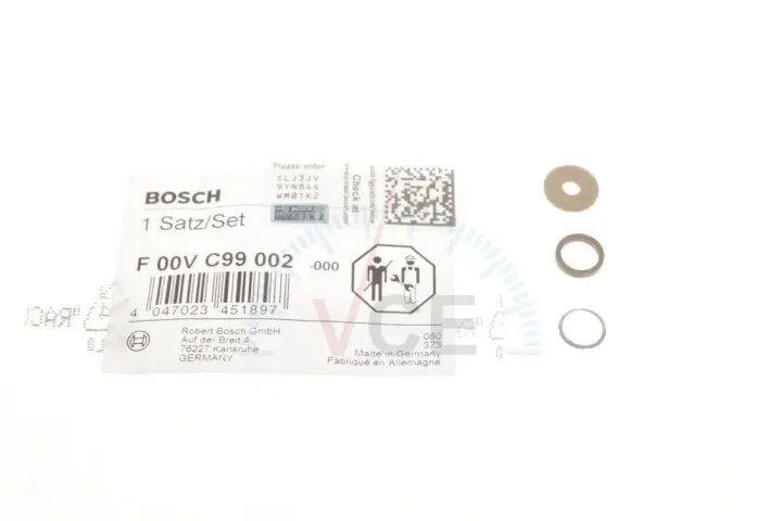 Ремкомплект, система common-rail BOSCH F 00V C99 002 (фото 1)