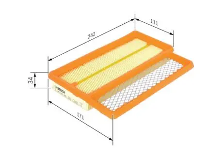 Воздушный фильтр BOSCH F 026 400 466