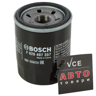Фільтр масляний Hyundai i10/i20 1.2 08-15 BOSCH F 026 407 357