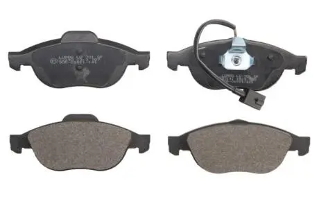 Комплект гальмівних колодок, дискове гальмо BRECK 23141 00 701 10