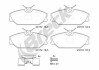 Комплект гальмівних колодок, дискове гальмо BRECK 23172 00 702 00 (фото 2)