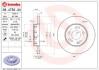 Тормозной диск передний mercedes w124 85- BREMBO 08.4750.34 (фото 1)