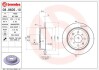 Диск задній гальмівний honda civic 87-01 BREMBO 08.9605.10 (фото 1)