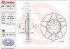 Тормозной диск передний max opel astra g 98- BREMBO 09.7629.75 (фото 1)