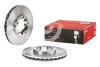 Тормозной диск передний nissan cabstar 06- BREMBO 09.B410.10 (фото 2)