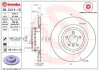 Задній гальмівний диск bmw x6 e71 08- BREMBO 09.C414.13 (фото 1)