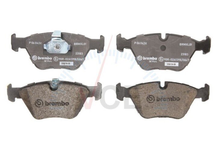 Тормозные колодки BREMBO P 06 043X (фото 1)