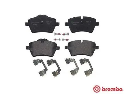 Комплект тормозных колодок, дисковый тормоз BREMBO P 06 086