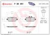 Комплект гальмівних колодок, дискове гальмо BREMBO P 06 091 (фото 1)