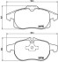 Комплект гальмівних колодок, дискове гальмо BREMBO P 10 011 (фото 1)