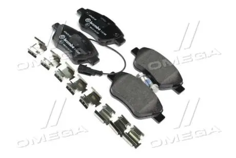 Комплект тормозных колодок, дисковый тормоз BREMBO P 23 085