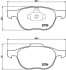 Комплект гальмівних колодок, дискове гальмо BREMBO P 24 061X (фото 2)