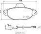 Комплект тормозных колодок, дисковый тормоз BREMBO P 24 147 (фото 1)