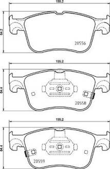 Тормозные колодки BREMBO P 24 218 (фото 1)