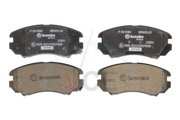 Гальмівні колодки BREMBO P 30 018X (фото 1)