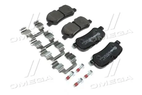 Комплект тормозных колодок, дисковый тормоз BREMBO P 44 013