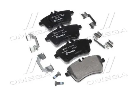 Комплект тормозных колодок, дисковый тормоз BREMBO P 50 057