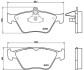 Комплект гальмівних колодок, дискове гальмо BREMBO P 59 019 (фото 1)